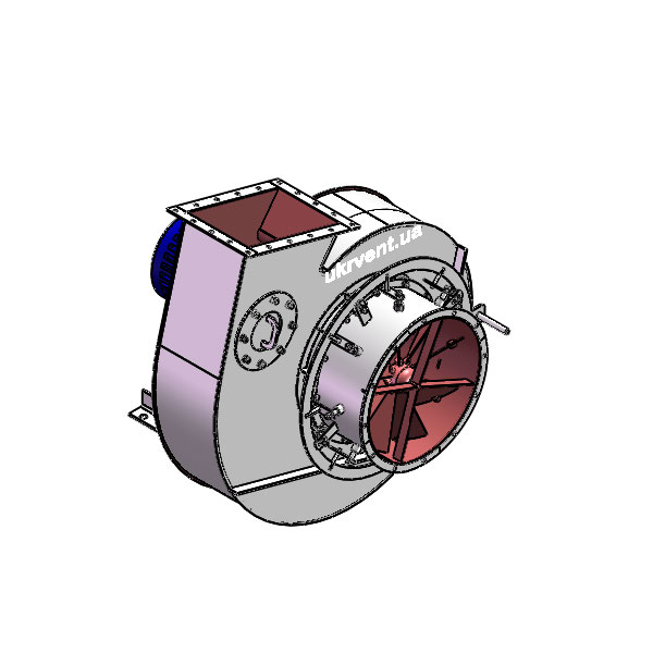 Вентилятор ВД8.1 (Dн)-1-Л105-ОН-ст3-1081-(з дв.)7,5-1000-80-У2-(с НА)