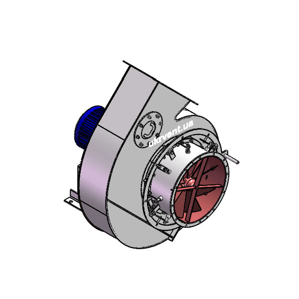Вентилятор ВД8.1 (Dн)-1-Л135-ОН-ст3-1081-(з дв.)7,5-1000-80-У2-(с НА)