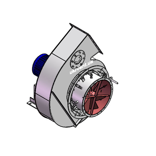 Вентилятор ВД8.1 (Dн)-1-Л150-ОН-ст3-1081-(з дв.)7,5-1000-80-У2-(с НА)