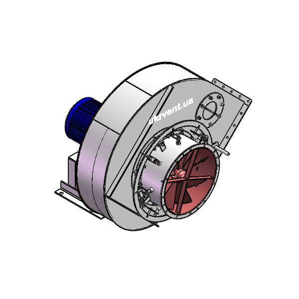 Вентилятор ВД8.1 (Dн)-1-Л225-ОН-ст3-1081-(з дв.)7,5-1000-80-У2-(с НА)
