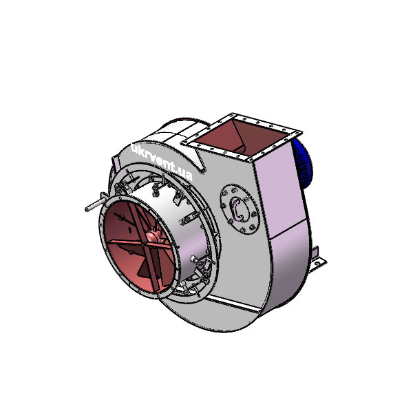 Вентилятор ВД8.1 (Dн)-1-Пр105-ОН-ст3-1081-(з дв.)7,5-1000-80-У2-(с НА)