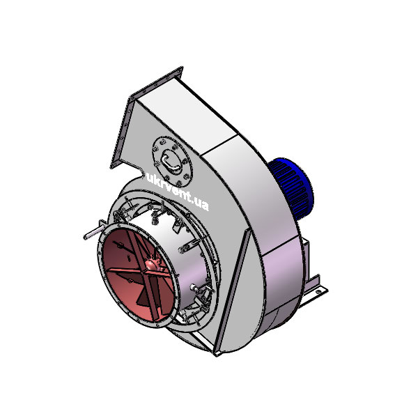 Вентилятор ВД8.1 (Dн)-1-Пр165-ОН-ст3-1081-(з дв.)5,5-750-80-У2-(с НА)