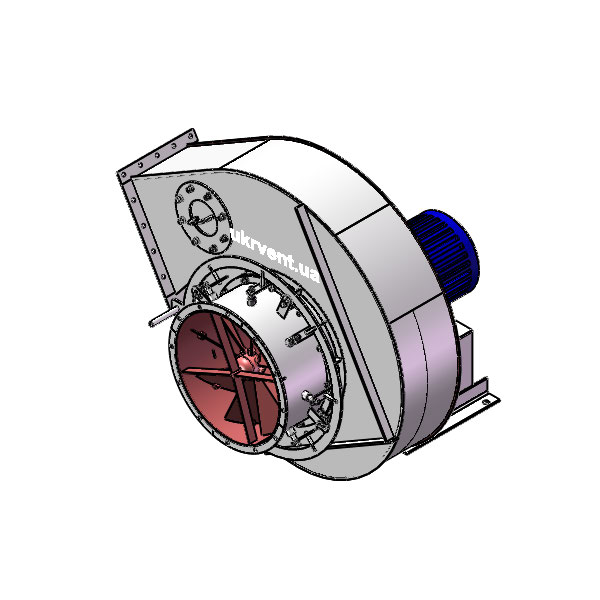 Вентилятор ВД8.1 (Dн)-1-Пр210-ОН-ст3-1081-(з дв.)5,5-750-80-У2-(с НА)