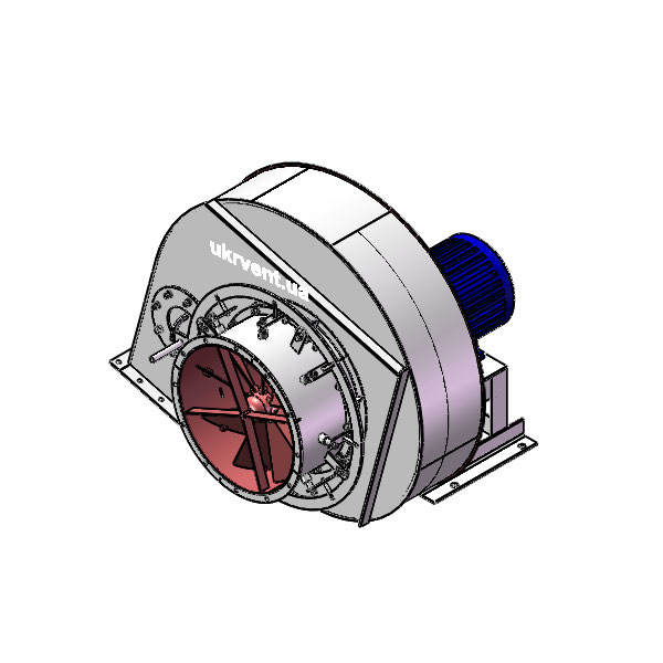 Вентилятор ВД8.1 (Dн)-1-Пр255-ОН-ст3-1081-(з дв.)5,5-750-80-У2-(с НА)