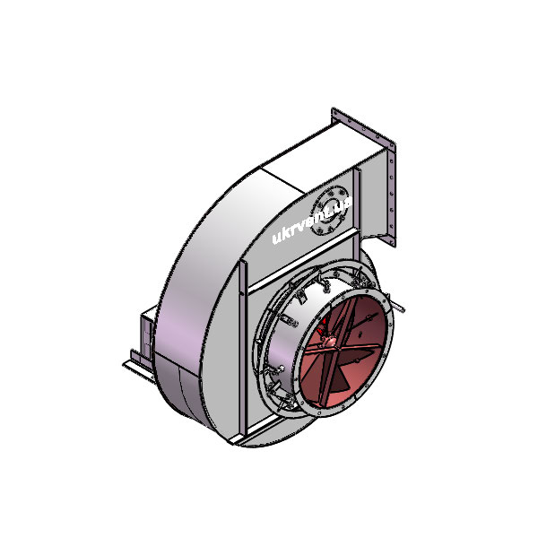 Вентилятор ВД167-37-10.1 (Dн)-1-Л180-ОН-ст3-1081-(без дв.)11-750-80-У2-(с НА)