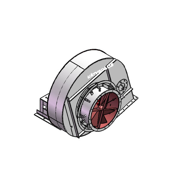 Вентилятор ВД167-37-10.1 (Dн)-1-Л255-ОН-ст3-1081-(без дв.)11-750-80-У2-(с НА)