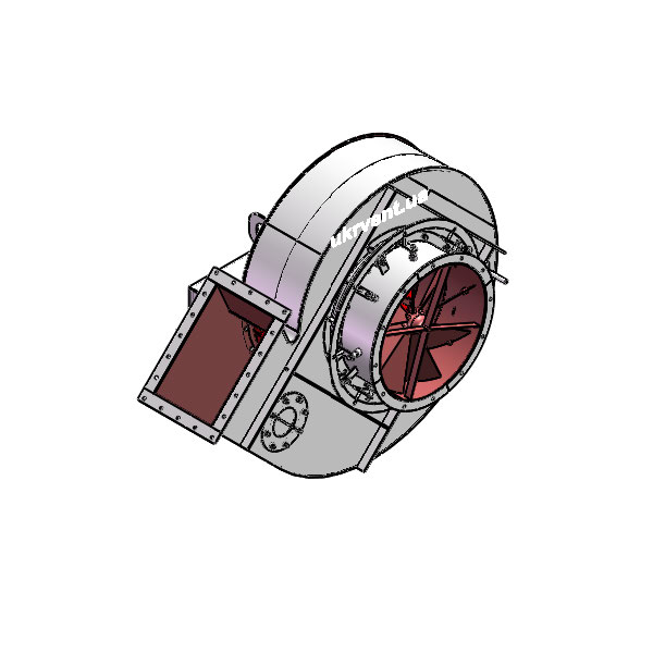 Вентилятор ВД167-37-10.1 (Dн)-1-Л45-ОН-ст3-1081-(без дв.)15-1000-80-У2-(с НА)