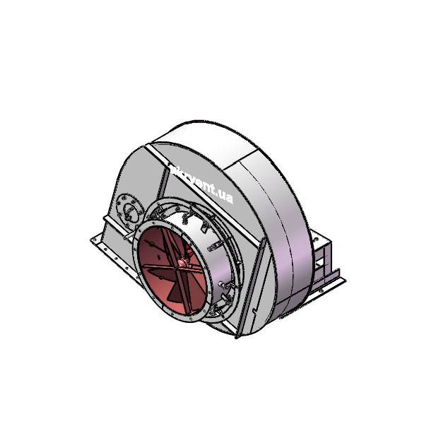 Вентилятор ВД167-37-10.1 (Dн)-1-Пр255-ОН-ст3-1081-(без дв.)15-1000-80-У2-(с НА)