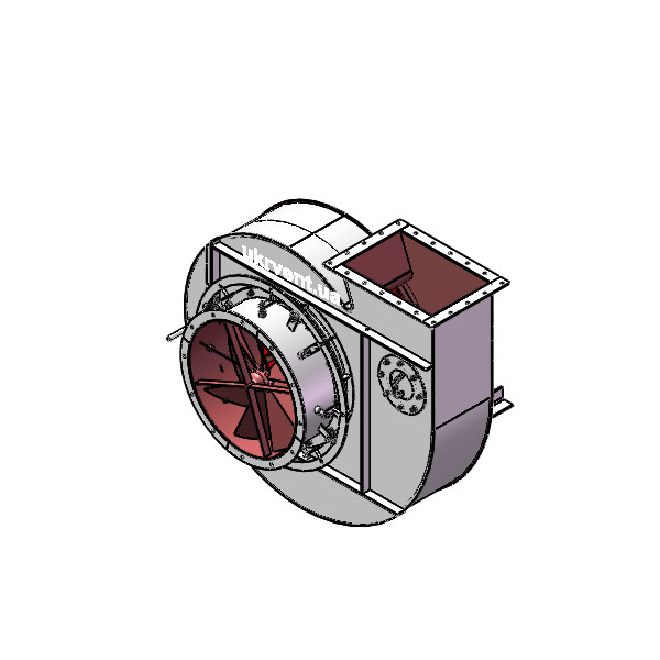 Вентилятор ВД167-37-10.1 (Dн)-1-Пр90-ОН-ст3-1081-(без дв.)15-1000-80-У2-(с НА)