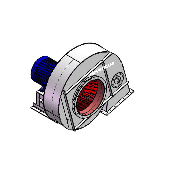 Вентилятор ВД167-37-10.1 (Dн)-1-Л255-ОН-ст3-1081-(з дв.)15-1000-80-У2-(без НА)