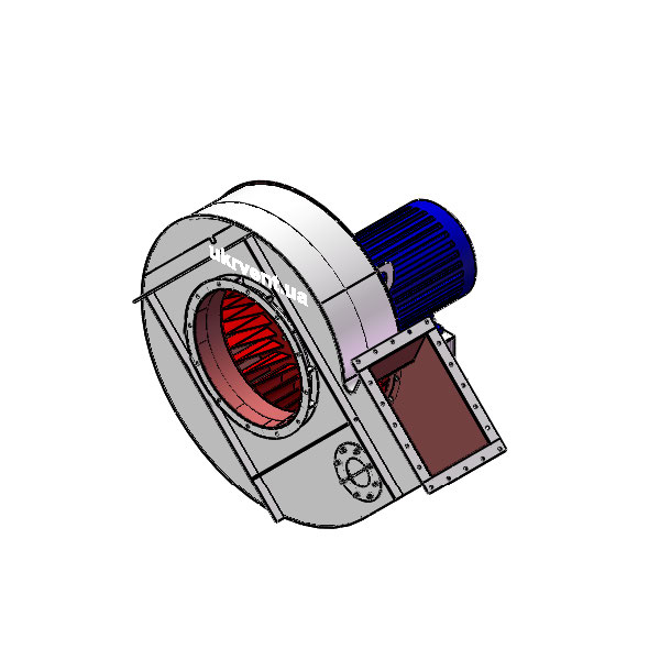Вентилятор ВД167-37-10.1 (Dн)-1-Пр45-ОН-ст3-1081-(з дв.)15-1000-80-У2-(без НА)