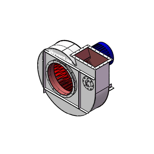 Вентилятор ВД167-37-10.1 (Dн)-1-Пр90-ОН-ст3-1081-(з дв.)15-1000-80-У2-(без НА)