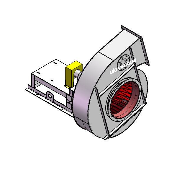 Вентилятор ВД167-37-10.1 (Dн)-3-Л165-ОН-ст3-1081-(без дв.)15-1000-80-У2-(без НА)