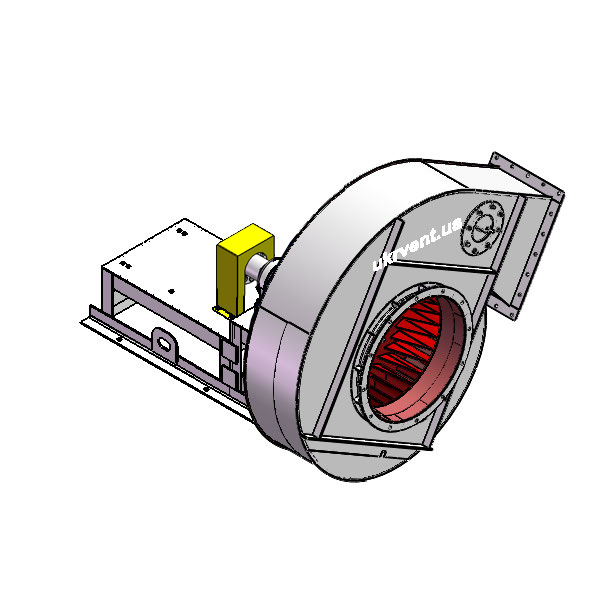 Вентилятор ВД167-37-10.1 (Dн)-3-Л210-ОН-ст3-1081-(без дв.)15-1000-80-У2-(без НА)