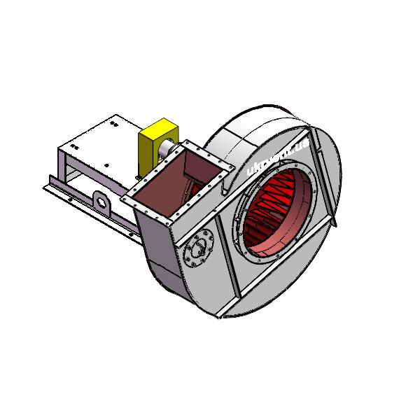 Вентилятор ВД167-37-10.1 (Dн)-3-Л75-ОН-ст3-1081-(без дв.)15-1000-80-У2-(без НА)