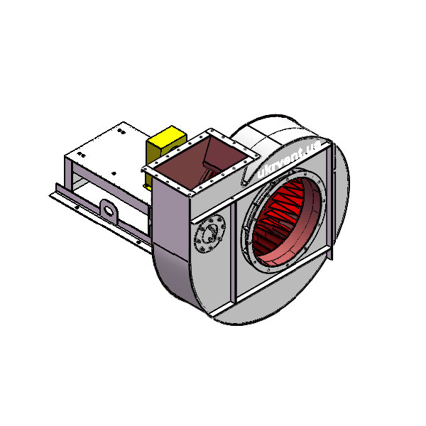 Вентилятор ВД167-37-10.1 (Dн)-3-Л90-ОН-ст3-1081-(без дв.)15-1000-80-У2-(без НА)