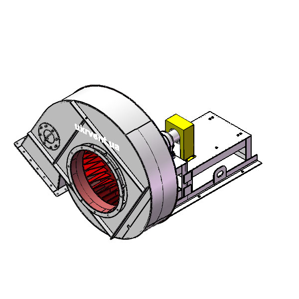 Вентилятор ВД167-37-10.1 (Dн)-3-Пр240-ОН-ст3-1081-(без дв.)11-750-80-У2-(без НА)