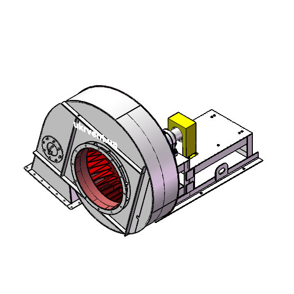 Вентилятор ВД167-37-10.1 (Dн)-3-Пр255-ОН-ст3-1081-(без дв.)11-750-80-У2-(без НА)