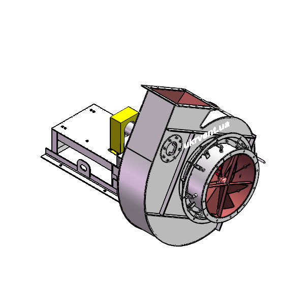 Вентилятор ВД167-37-10.1 (Dн)-3-Л120-ОН-ст3-1081-(без дв.)15-1000-80-У2-(с НА)