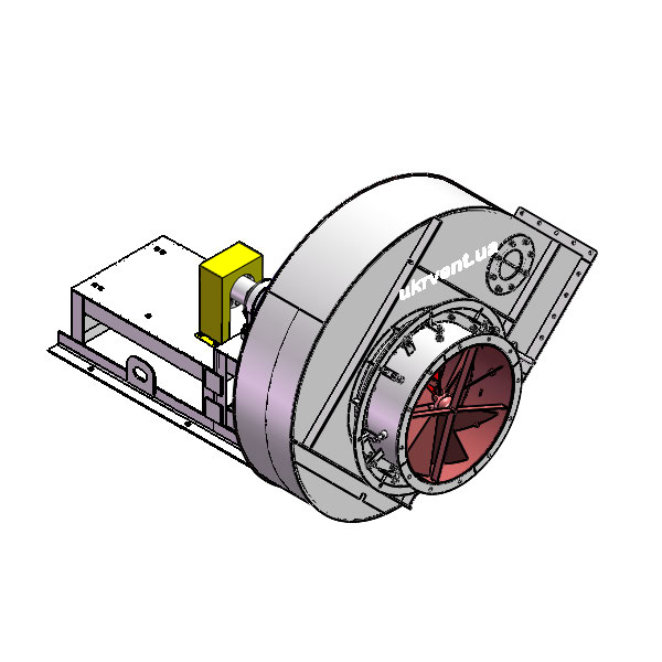 Вентилятор ВД167-37-10.1 (Dн)-3-Л225-ОН-ст3-1081-(без дв.)15-1000-80-У2-(с НА)