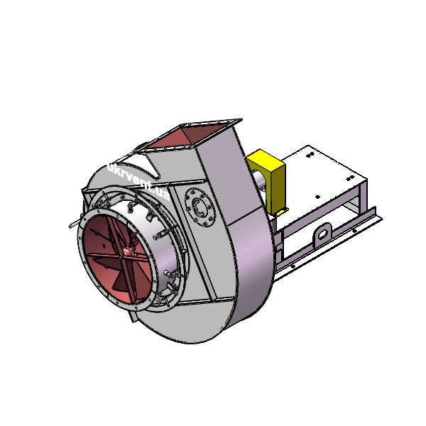 Вентилятор ВД167-37-10.1 (Dн)-3-Пр120-ОН-ст3-1081-(без дв.)15-1000-80-У2-(с НА)
