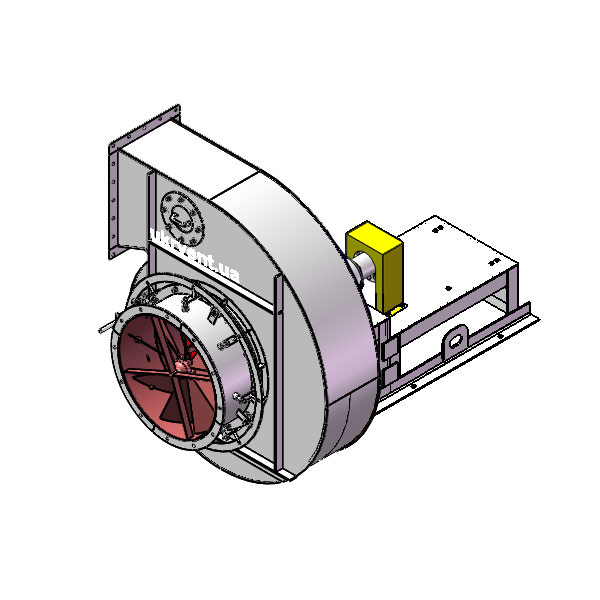 Вентилятор ВД167-37-10.1 (Dн)-3-Пр180-ОН-ст3-1081-(без дв.)15-1000-80-У2-(с НА)