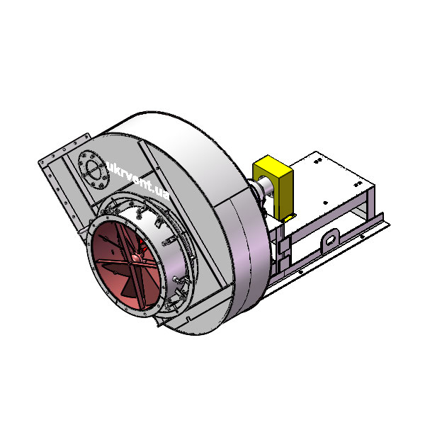 Вентилятор ВД167-37-10.1 (Dн)-3-Пр225-ОН-ст3-1081-(без дв.)15-1000-80-У2-(с НА)