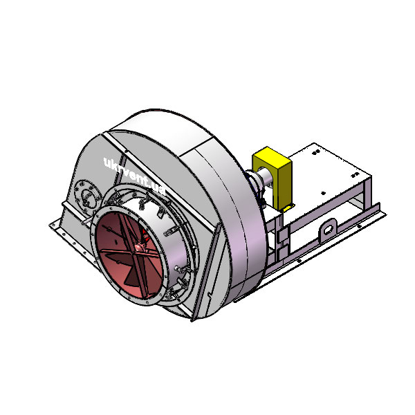 Вентилятор ВД167-37-10.1 (Dн)-3-Пр255-ОН-ст3-1081-(без дв.)15-1000-80-У2-(с НА)