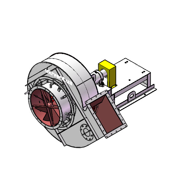 Вентилятор ВД167-37-10.1 (Dн)-3-Пр45-ОН-ст3-1081-(без дв.)15-1000-80-У2-(с НА)