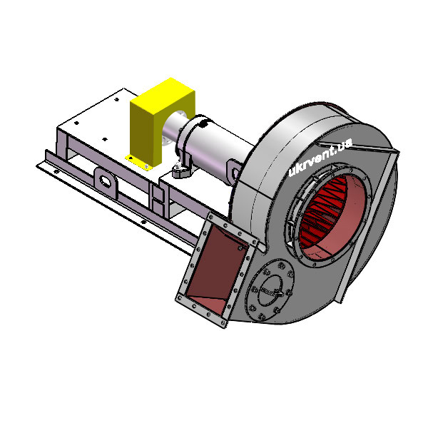 Вентилятор ВД167-37-6.1 (Dн)-3-Л30-ОН-ст3-1081-(без дв.)15-1500-80-У2-(без НА)