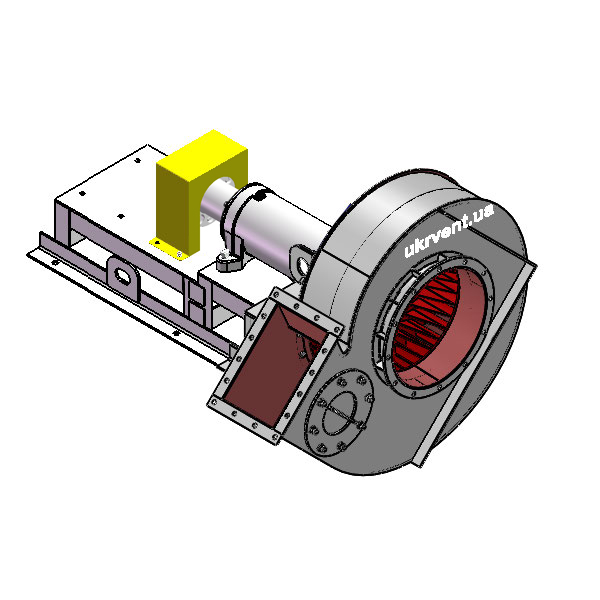 Вентилятор ВД167-37-6.1 (Dн)-3-Л45-ОН-ст3-1081-(без дв.)15-1500-80-У2-(без НА)