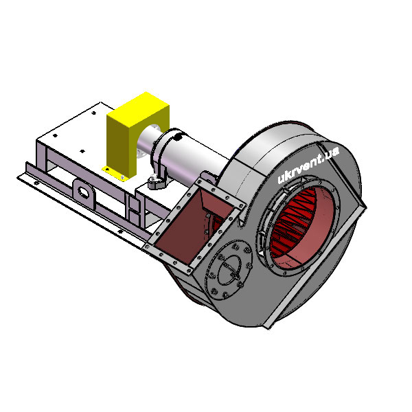 Вентилятор ВД167-37-6.1 (Dн)-3-Л60-ОН-ст3-1081-(без дв.)15-1500-80-У2-(без НА)