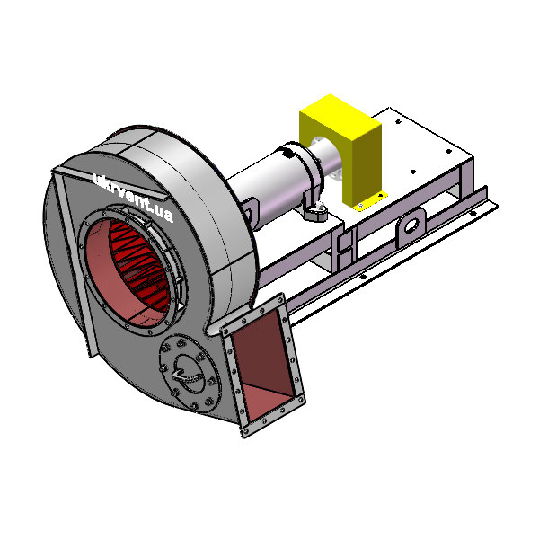 Вентилятор ВД167-37-6.1 (Dн)-3-Пр15-ОН-ст3-1081-(без дв.)15-1500-80-У2-(без НА)
