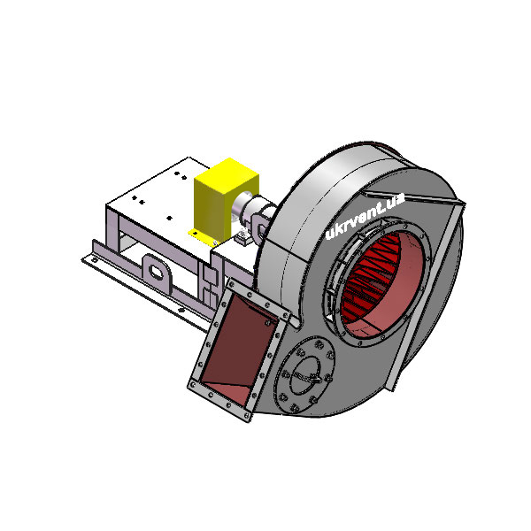 Вентилятор ВД167-37-6.1 (Dн)-3-Л30-ОН-ст3-1081-(без дв.)5,5-1000-80-У2-(без НА)