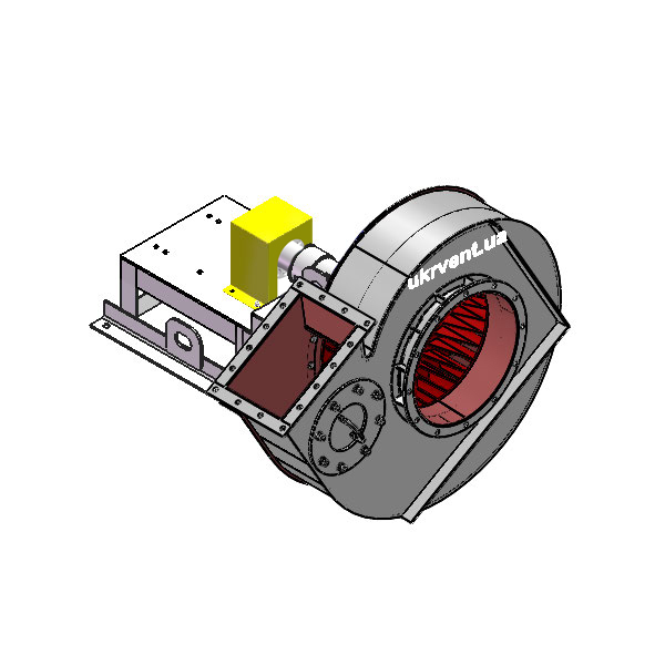 Вентилятор ВД167-37-6.1 (Dн)-3-Л60-ОН-ст3-1081-(без дв.)5,5-1000-80-У2-(без НА)