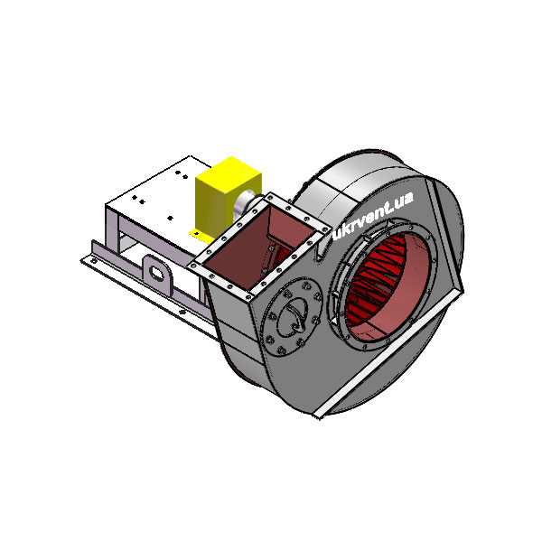 Вентилятор ВД167-37-6.1 (Dн)-3-Л75-ОН-ст3-1081-(без дв.)5,5-1000-80-У2-(без НА)