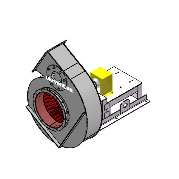 Вентилятор ВД167-37-6.1 (Dн)-3-Пр150-ОН-ст3-1081-(без дв.)5,5-1000-80-У2-(без НА)
