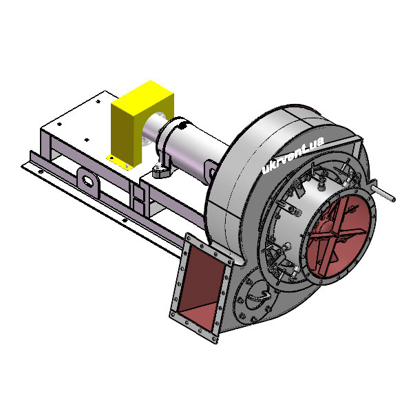Вентилятор ВД167-37-6.1 (Dн)-3-Л15-ОН-ст3-1081-(без дв.)15-1500-80-У2-(с НА)