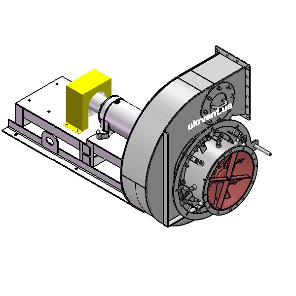 Вентилятор ВД167-37-6.1 (Dн)-3-Л180-ОН-ст3-1081-(без дв.)15-1500-80-У2-(с НА)