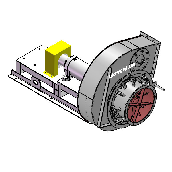 Вентилятор ВД167-37-6.1 (Dн)-3-Л195-ОН-ст3-1081-(без дв.)15-1500-80-У2-(с НА)