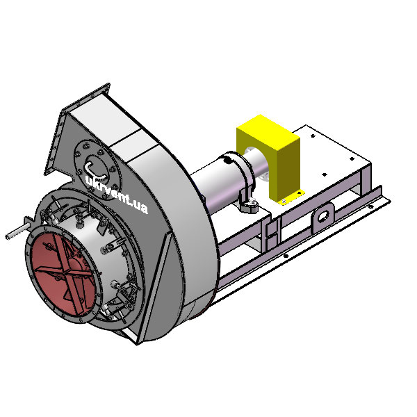 Вентилятор ВД167-37-6.1 (Dн)-3-Пр165-ОН-ст3-1081-(без дв.)15-1500-80-У2-(с НА)