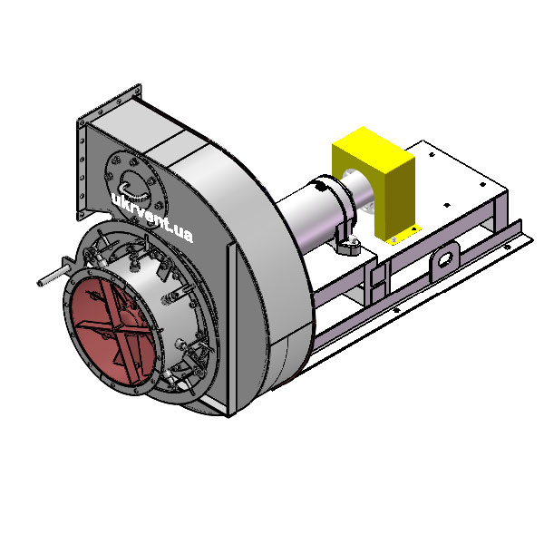 Вентилятор ВД167-37-6.1 (Dн)-3-Пр180-ОН-ст3-1081-(без дв.)15-1500-80-У2-(с НА)
