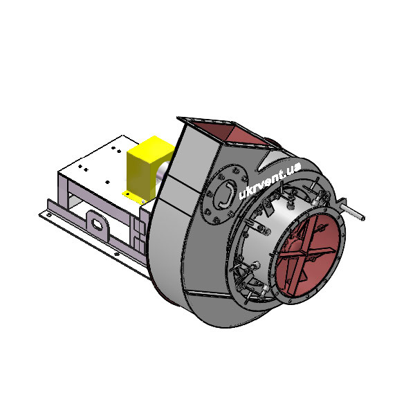 Вентилятор ВД167-37-6.1 (Dн)-3-Л120-ОН-ст3-1081-(без дв.)5,5-1000-80-У2-(с НА)