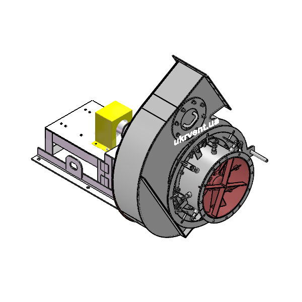 Вентилятор ВД167-37-6.1 (Dн)-3-Л150-ОН-ст3-1081-(без дв.)5,5-1000-80-У2-(с НА)
