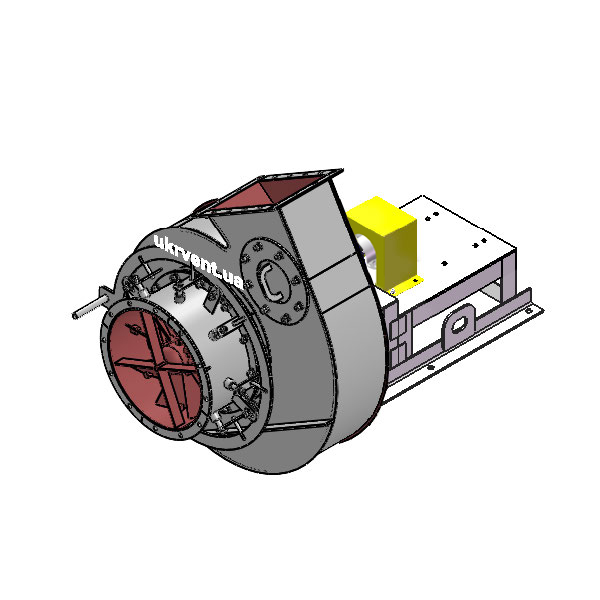 Вентилятор ВД167-37-6.1 (Dн)-3-Пр120-ОН-ст3-1081-(без дв.)3-1000-80-У2-(с НА)