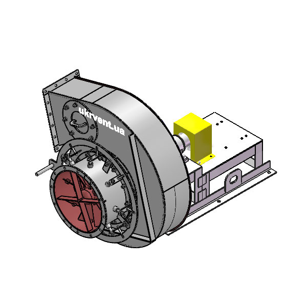 Вентилятор ВД167-37-6.1 (Dн)-3-Пр195-ОН-ст3-1081-(без дв.)5,5-1000-80-У2-(с НА)