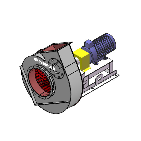 Вентилятор ВД167-37-6.1 (Dн)-3-Пр120-ОН-ст3-1081-(з дв.)3-1000-80-У2-(без НА)