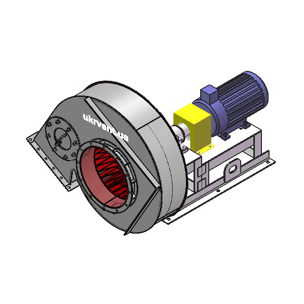 Вентилятор ВД167-37-6.1 (Dн)-3-Пр240-ОН-ст3-1081-(з дв.)3-1000-80-У2-(без НА)
