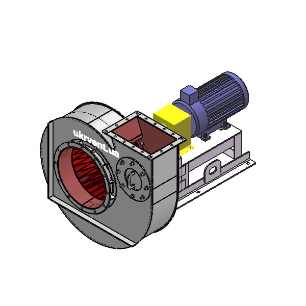 Вентилятор ВД167-37-6.1 (Dн)-3-Пр90-ОН-ст3-1081-(з дв.)3-1000-80-У2-(без НА)