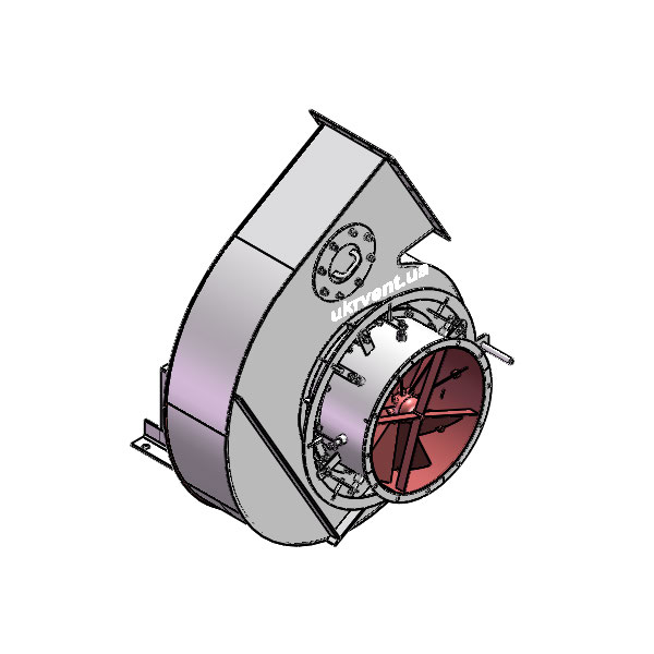 Вентилятор ВД167-37-8.1 (Dн)-1-Л150-ОН-ст3-1081-(без дв.)5,5-750-80-У2-(с НА)